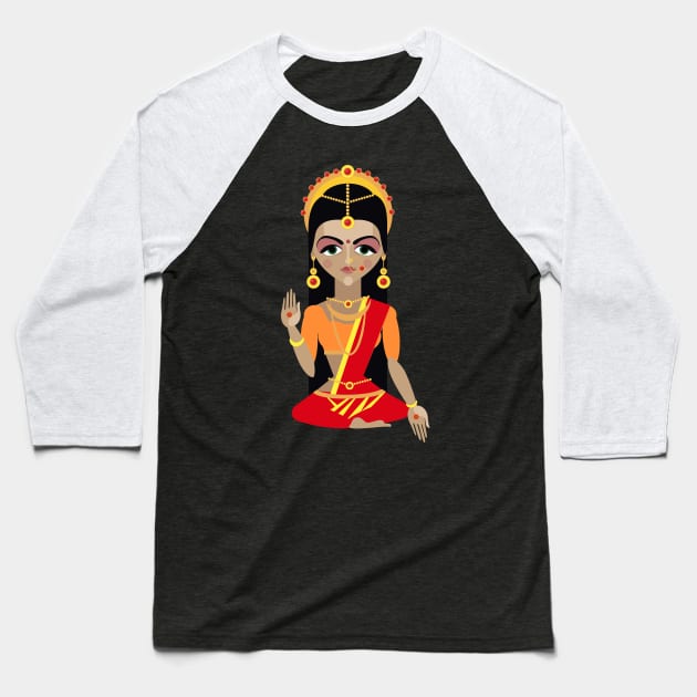 Mother Parvati. Baseball T-Shirt by Olga Berlet